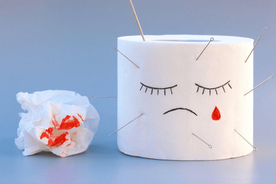 Blood in poop
